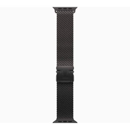 Apple Watch Ultra 4 GPS + Cellular 49mm, Black Titanium Case with Black Titanium Milanese Loop - M